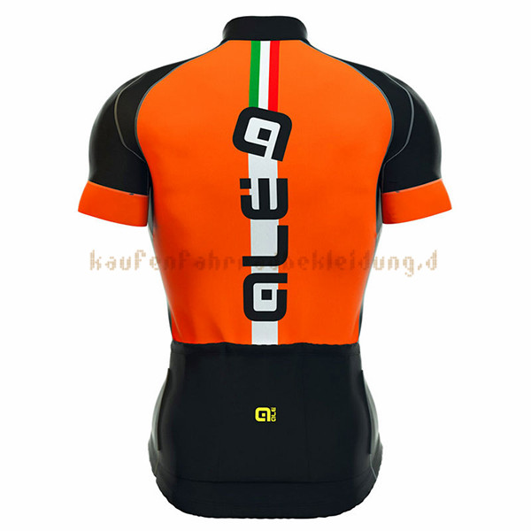 ALE Formula 1.0 Adriatico Kurzarmtrikot 2017 Und Kurze Tragerhose orange Und shwarz