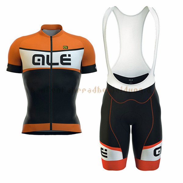 ALE Formula 1.0 Sprinter Kurzarmtrikot 2017 Und Kurze Tragerhose orange Und shwarz