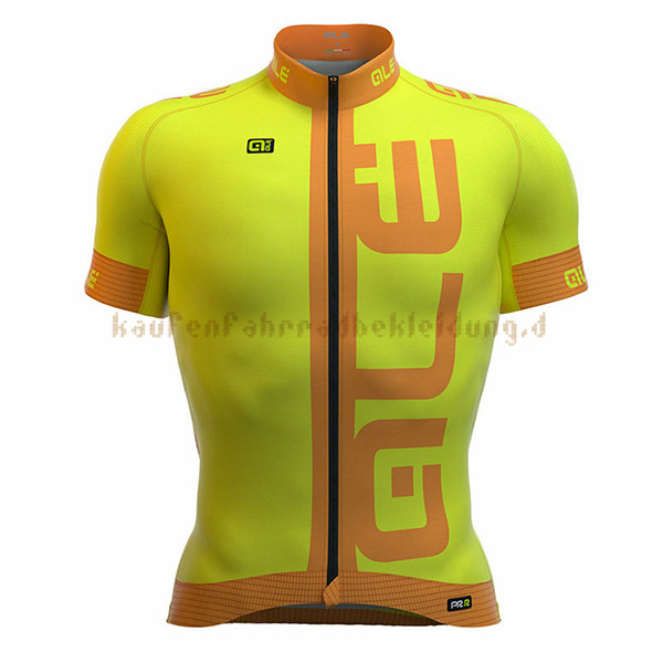 ALE Graphics Prr Arcobaleno Kurzarmtrikot 2017 Und Kurze Tragerhose gelb