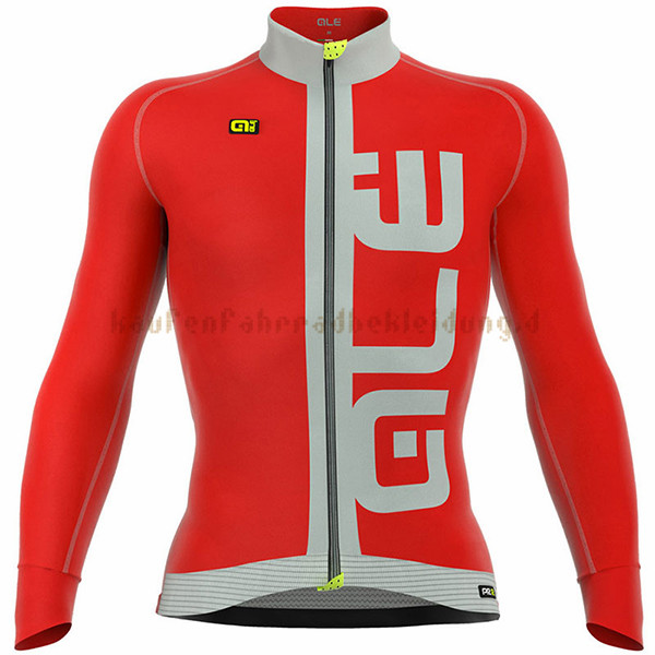 ALE Graphics Prr Arcobaleno Langarmtrikot 2017 Und Lange Tragerhose rot