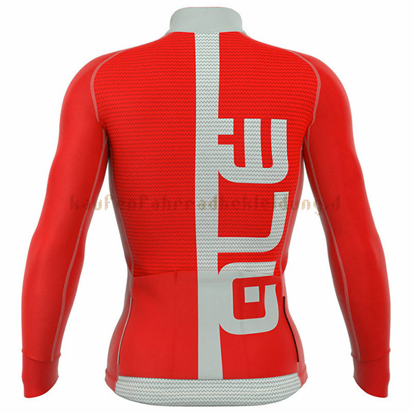 ALE Graphics Prr Arcobaleno Langarmtrikot 2017 Und Lange Tragerhose rot