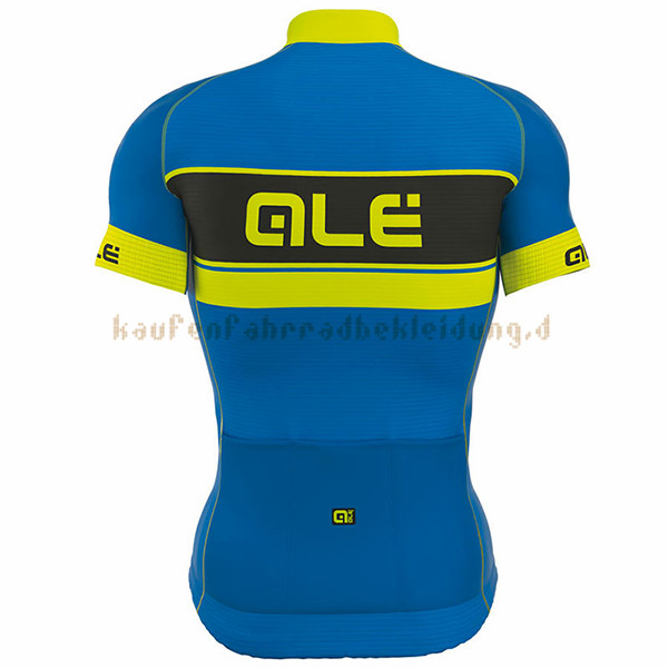 ALE Graphics Prr Bermuda Kurzarmtrikot 2017 Und Kurze Tragerhose gelb Und blau