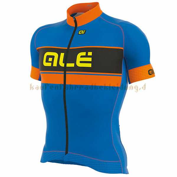 ALE Graphics Prr Bermuda Kurzarmtrikot 2017 Und Kurze Tragerhose orange Und blau
