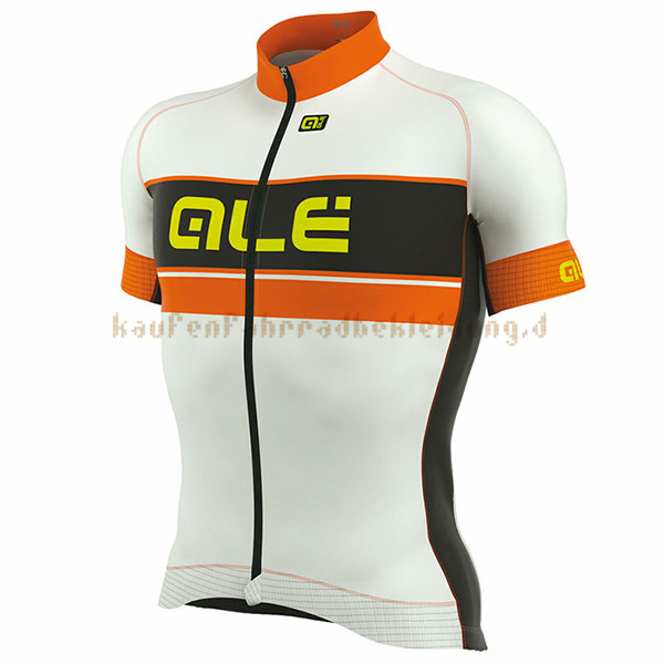 ALE Graphics Prr Bermuda Kurzarmtrikot 2017 Und Kurze Tragerhose orange Und wei
