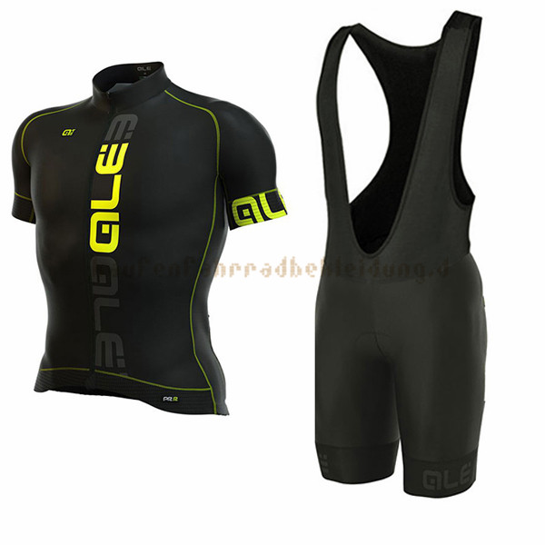 ALE Graphics Prr Nominal Kurzarmtrikot 2017 Und Kurze Tragerhose gelb Und shwarz