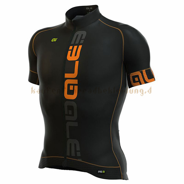 ALE Graphics Prr Nominal Kurzarmtrikot 2017 Und Kurze Tragerhose orange Und shwarz