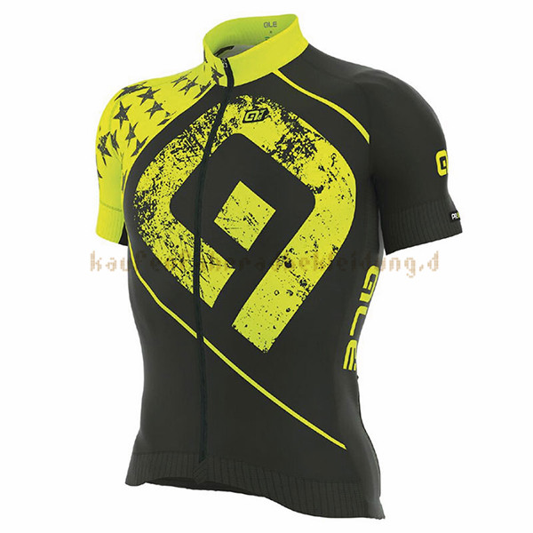 ALE Graphics Prr Star Kurzarmtrikot 2017 Und Kurze Tragerhose gelb