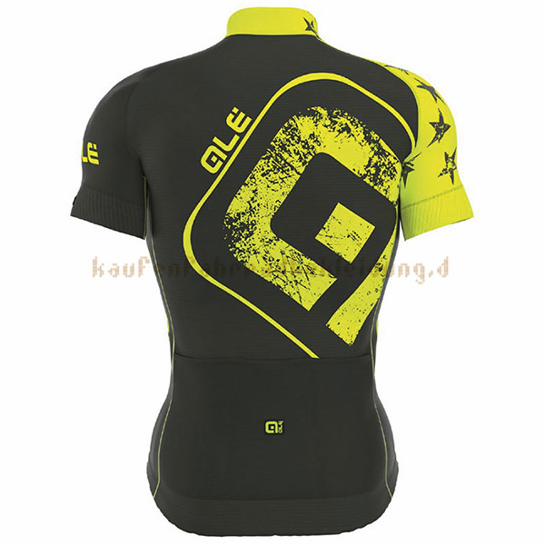 ALE Graphics Prr Star Kurzarmtrikot 2017 Und Kurze Tragerhose gelb