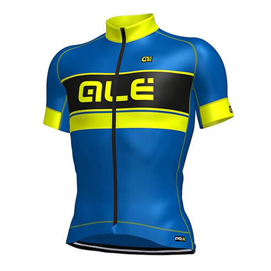 ALE Kurzarmtrikot 2017 und Kurze Tragerhose blau und gelb