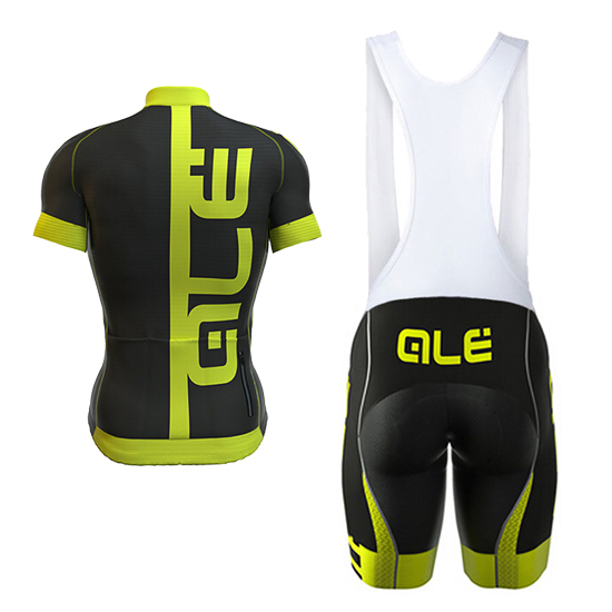 ALE Kurzarmtrikot 2017 und Kurze Tragerhose shwarz und grun
