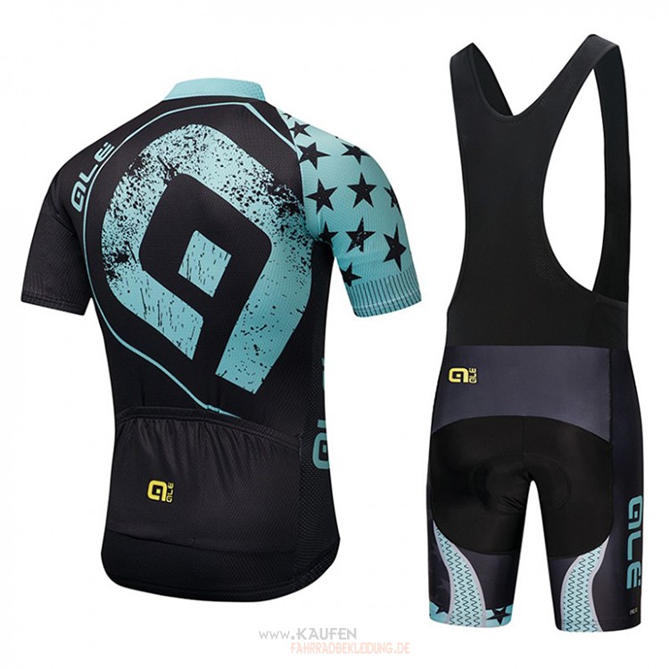 ALE Kurzarmtrikot 2018 Und  Kurze Tragerhose Shwarz Und blau
