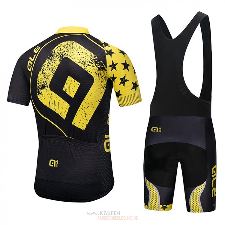 ALE Kurzarmtrikot 2018 Und  Kurze Tragerhose Shwarz Und gelb
