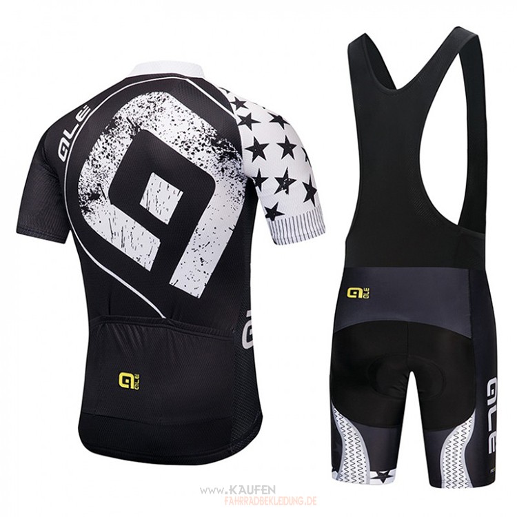 ALE Kurzarmtrikot 2018 Und  Kurze Tragerhose Shwarz Und wei