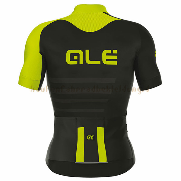 ALE Prr 2.0 Piuma Kurzarmtrikot 2017 Und Kurze Tragerhose shwarz Und gelb