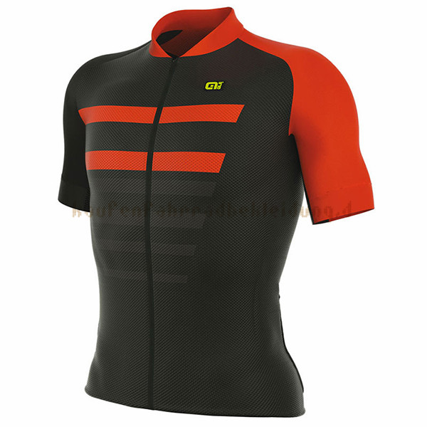 ALE Prr 2.0 Piuma Kurzarmtrikot 2017 Und Kurze Tragerhose shwarz Und rot