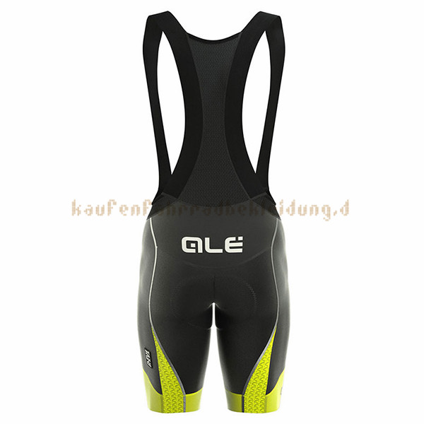 ALE R-EV1 Master Kurzarmtrikot 2017 Und Kurze Tragerhose gelb