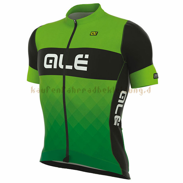 ALE R-EV1 Rumbles Kurzarmtrikot 2017 Und Kurze Tragerhose grun