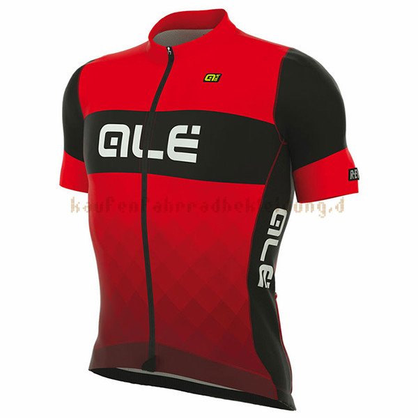 ALE R-EV1 Rumbles Kurzarmtrikot 2017 Und Kurze Tragerhose rot