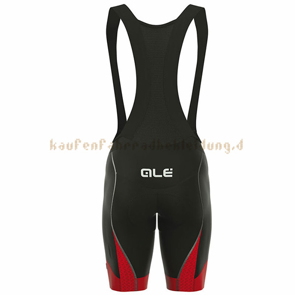 ALE R-EV1 Rumbles Kurzarmtrikot 2017 Und Kurze Tragerhose rot