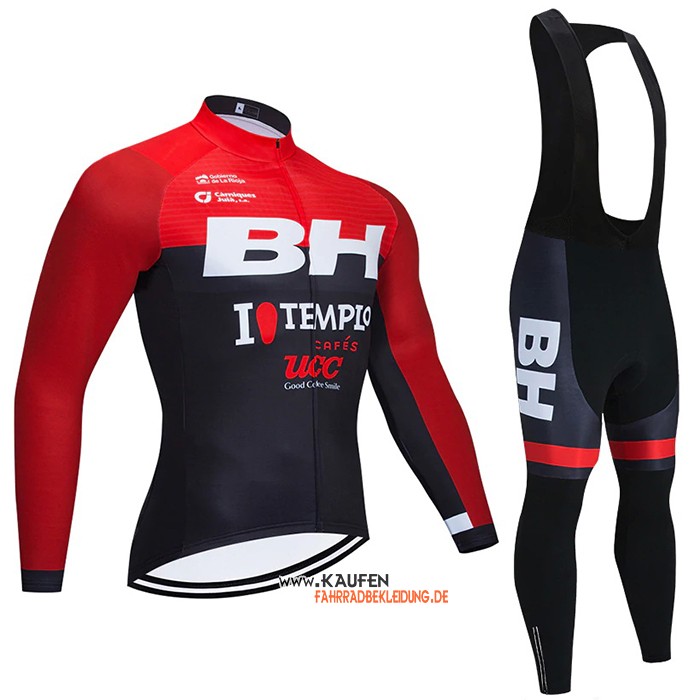 BH Templo Langarmtrikot 2021 und Lange Tragerhose Rot Shwarz