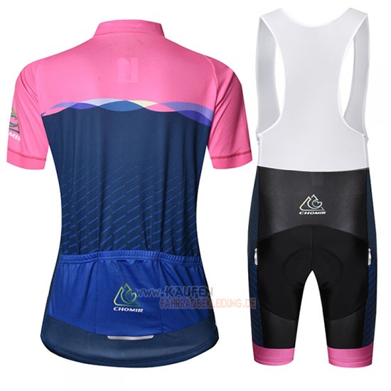 Chomir Kurzarmtrikot 2019 und Kurze Tragerhose Rosa Aus Blau