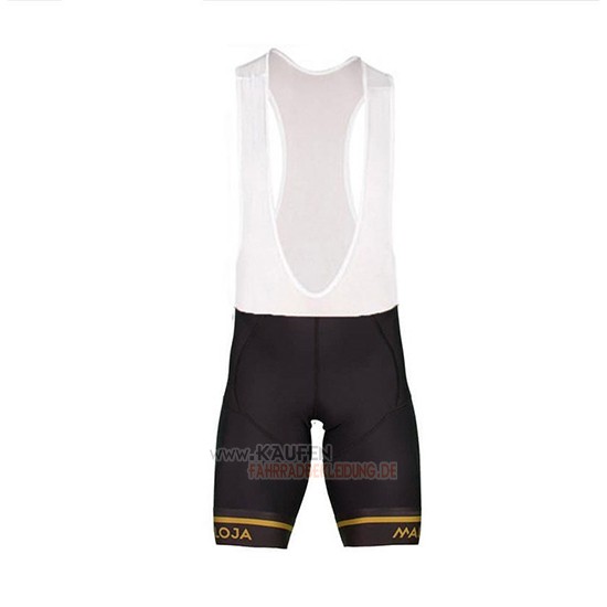 Maloja PushbikersM Kurzarmtrikot 2018 und Kurze Tragerhose Shwarz Gelb