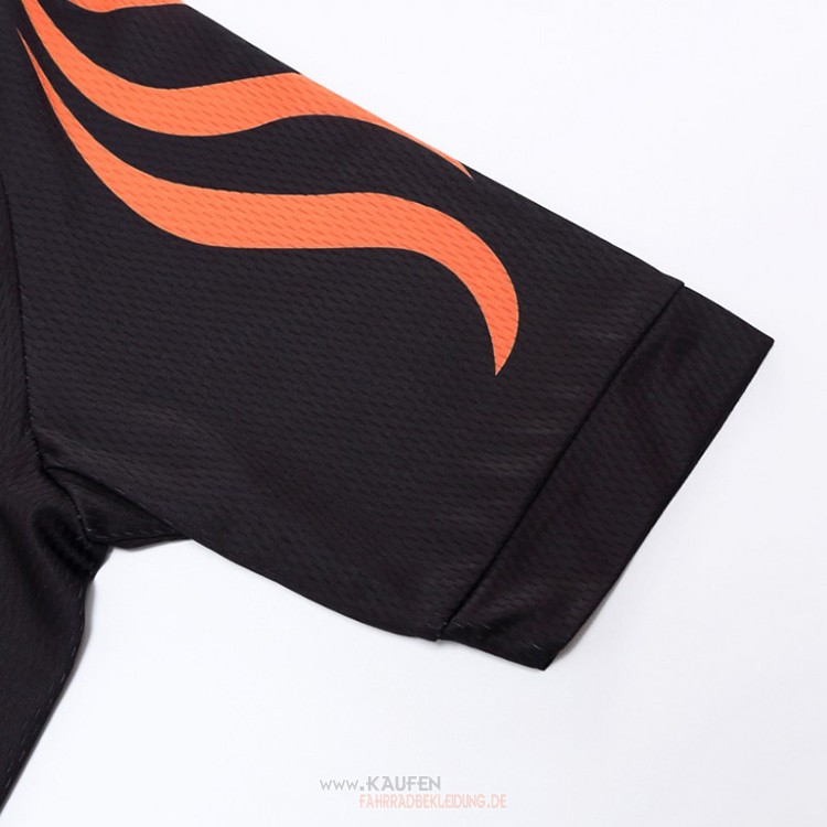 Snovaky Kurzarmtrikot 2018 Und  Kurze Tragerhose Shwarz Und orange