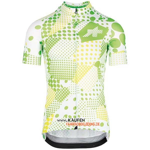 Assos Erlkoenig Kurzarmtrikot 2020 und Kurze Tragerhose Grun Wei