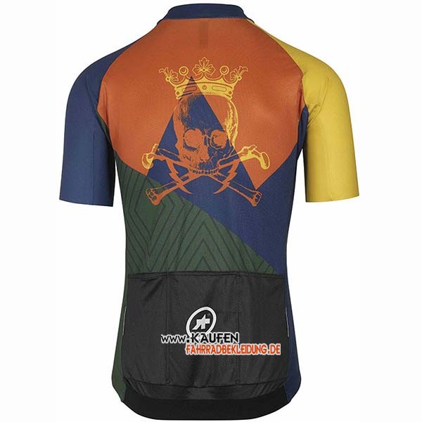 Assos Fastlane Wyndymilla Kurzarmtrikot 2020 und Kurze Tragerhose Gelb Grun