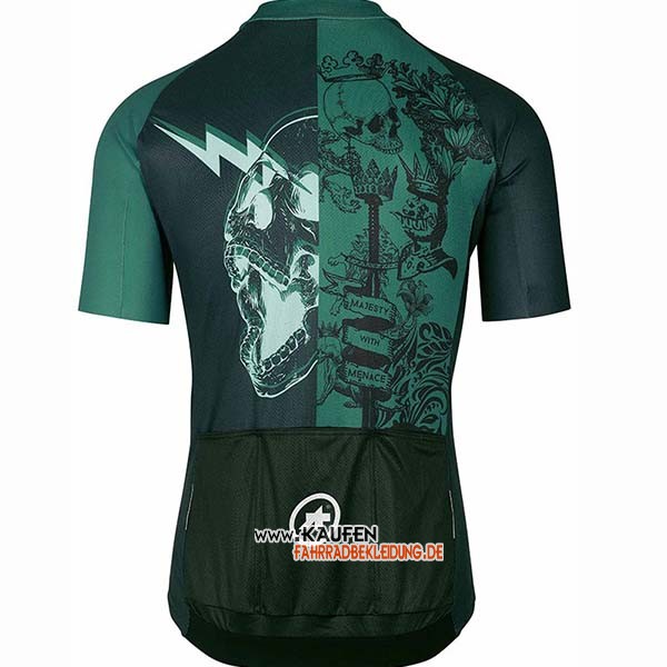 Assos Fastlane Wyndymilla Kurzarmtrikot 2020 und Kurze Tragerhose Grun