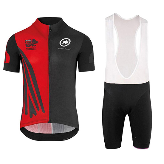 Assos Kurzarmtrikot 2018 und Kurze Tragerhose Ss.capeepicxc Rot