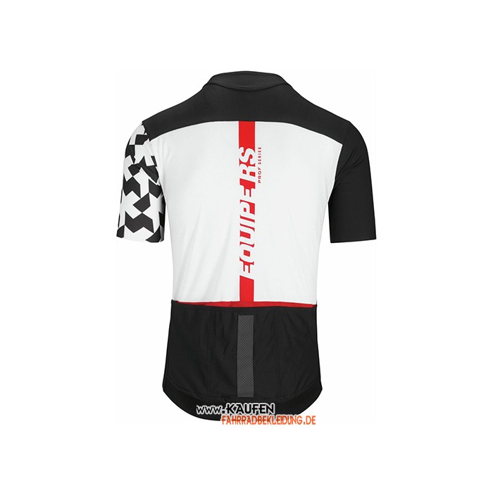 2021 Assos Kurzarmtrikot und Kurze Tragerhose Shwarz Wei Rot