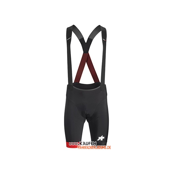 2021 Assos Kurzarmtrikot und Kurze Tragerhose Shwarz Wei Rot