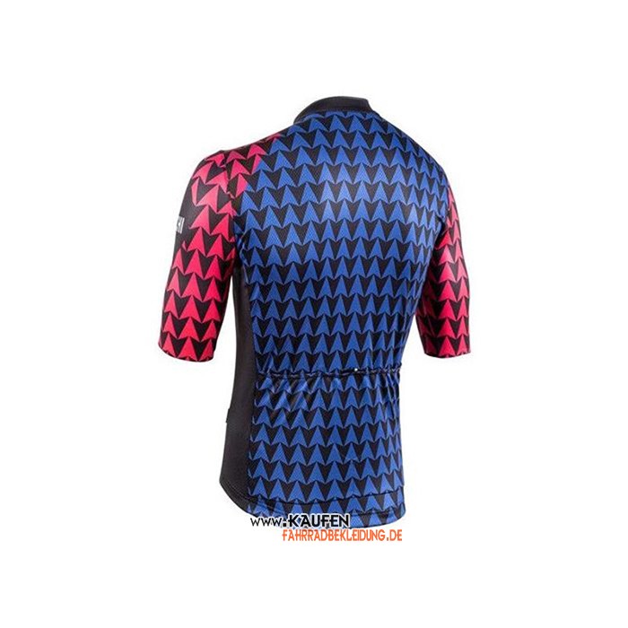 Bianchi Kurzarmtrikot 2020 und Kurze Tragerhose Shwarz Blau Rot