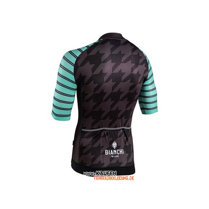 Bianchi Kurzarmtrikot 2020 und Kurze Tragerhose Shwarz Grun Wei