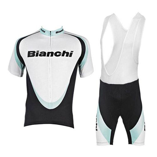 Bianchi Kurzarmtrikot 2017 und Kurze Tragerhose Wei