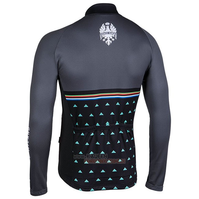 Bianchi Milano Nalles Langarmtrikot 2018 und Lange Tragerhose Shwarz