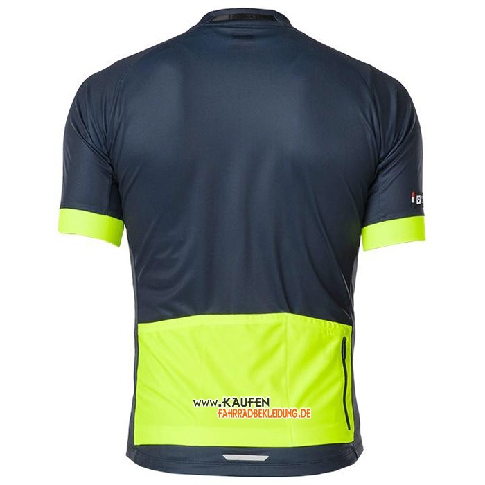 Bontrage Kurzarmtrikot 2020 und Kurze Tragerhose Gelb Tief Blau