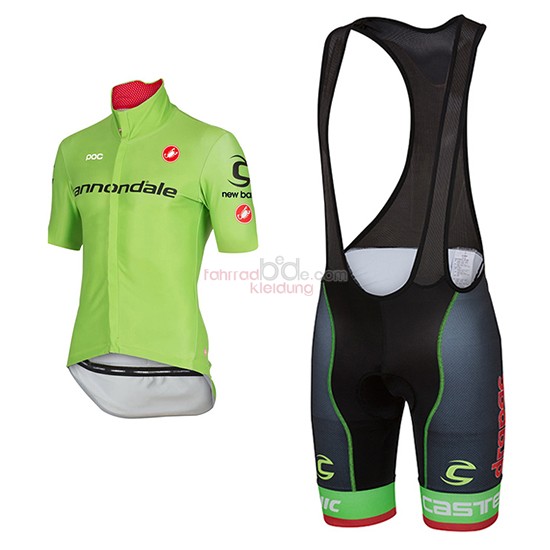 Cannondale Kurzarmtrikot 2017 Und Kurze Tragerhose grün