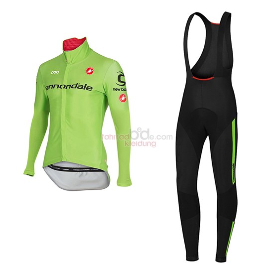 Cannondale Langarmtrikot 2017 Und Lange Tragerhose grün