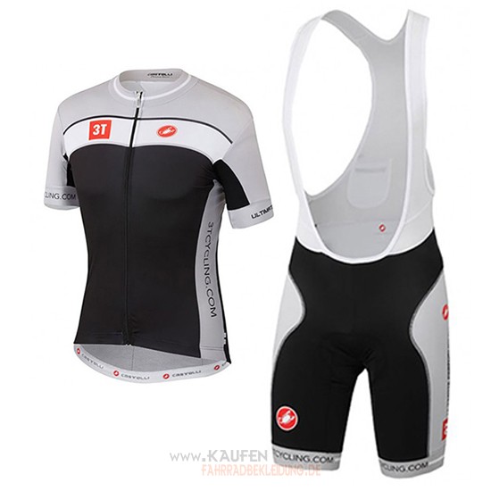 Castelli 3t Kurzarmtrikot 2017 Und Kurze Tragerhose Grau Und Shwarz