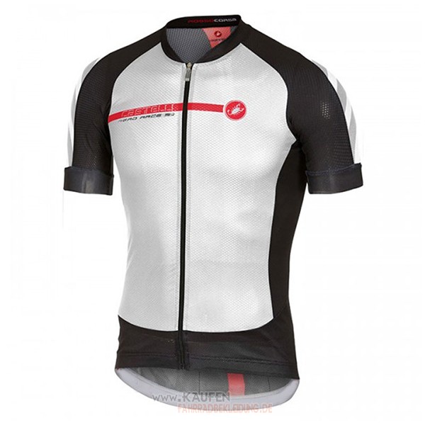 Castelli Aero Race Kurzarmtrikot 2017 Und Kurze Tragerhose Wei Und Shwarz