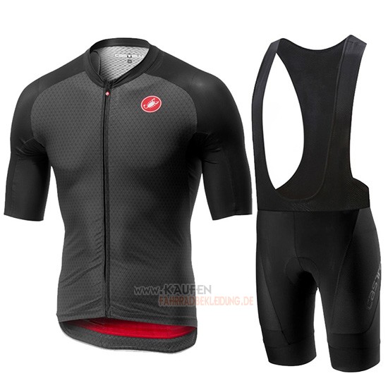 Castelli Aero Race Kurzarmtrikot 2019 und Kurze Tragerhose Shwarz