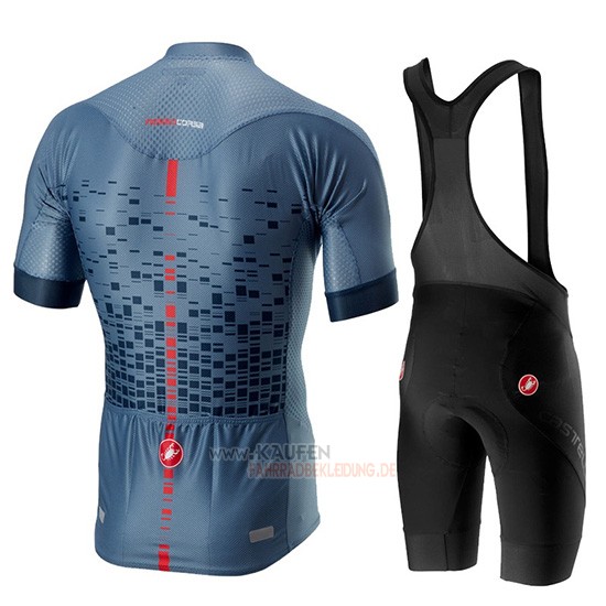 Castelli Climber's 2.0 Kurzarmtrikot 2019 und Kurze Tragerhose Grau Blau