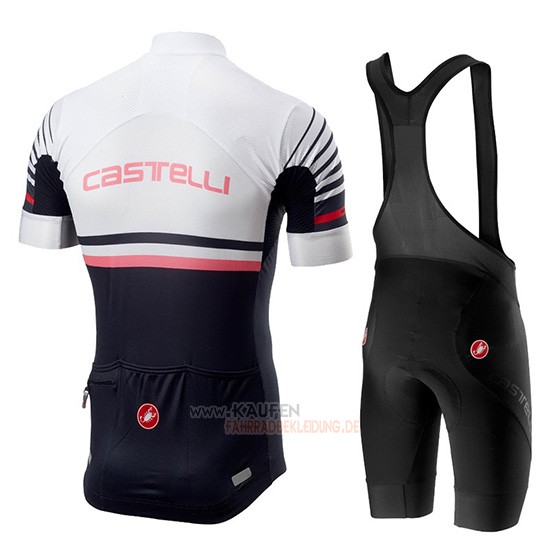 Castelli Free AR 4.1 Kurzarmtrikot 2019 und Kurze Tragerhose Wei Shwarz