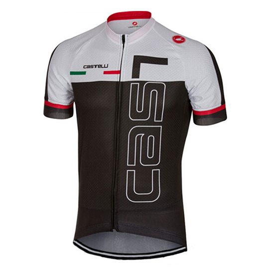 Castelli Kurzarmtrikot 2017 und Kurze Tragerhose Wei und shwarz