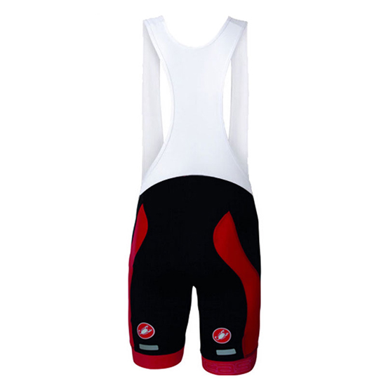 Castelli Kurzarmtrikot 2017 und Kurze Tragerhose blau und rot