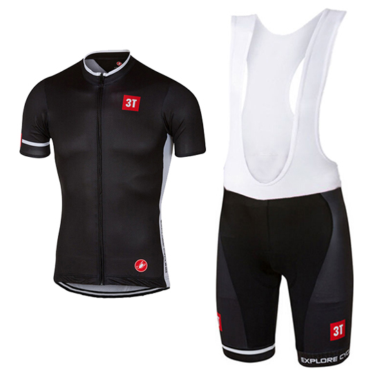 Castelli Kurzarmtrikot 2017 und Kurze Tragerhose dunkel shwarz