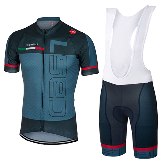 Castelli Kurzarmtrikot 2017 und Kurze Tragerhose militar grun