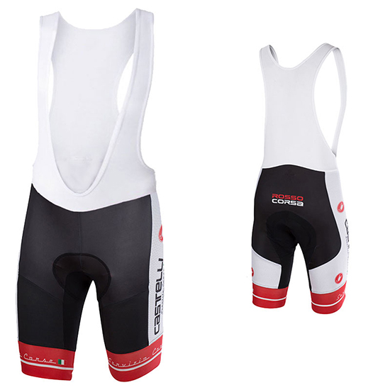 Castelli Kurzarmtrikot 2017 und Kurze Tragerhose shwarz und Wei